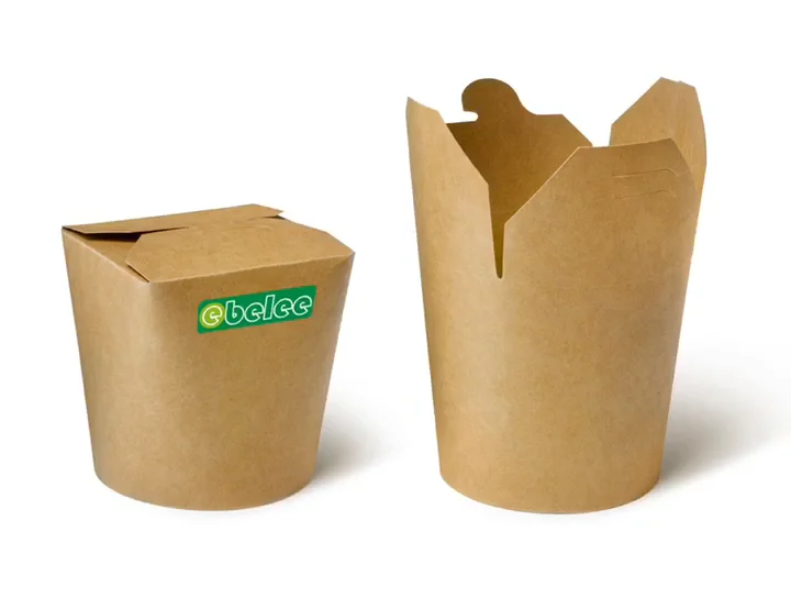 kraft paper round cylinder paper box for food to