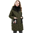 Winter Fashion Women ladies Down feather jackets high quality clothing brands down coat