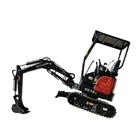 1.8T Hydraulic Crawler New Excavator Mini Bagger with bucket For Sale