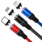 USB Cable Usb Free Shipping Raxfly Micro Usb Type C Lighting Mobile Phone Magnetic Charging Usb Cable Usb Charger Cable