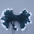 Indoor wedding decoration lights,small ball 60 bulbs IP44 led string light for christmas with color adjustment dial