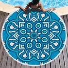 Turkish Towels Towel Turkish Beach Towels Round Sand Free Beach Towel Custom Printed With Tassel