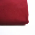 thick solid color plain inherent flame retardant 100% polyester home textile velvet