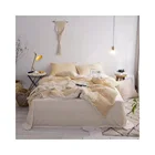 Decorative Warm Knitted Chenille Bedsheets King Size Bedding Set