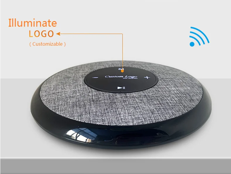 Hands-free Touch TWS Waterproof IPX6 Floating Wireless Bluetooth Speaker With Illuminate LOGO - ANKUX.COM