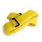 Customized adjustable hoop and loop luggage strap and belt