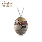 Perfect Silver Perfect Guangdong Perfect Band Design Sterling Silver Gold Plated Necklace Pendant For Gift