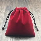 Drawstring Velvet Gift Pouch Packaging For Jewelry