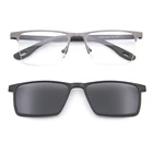retail ready stock eyeglasses optical metal frame clip on glasses