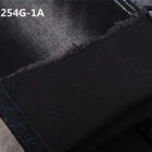 cheap price 10 oz slub black denim fabric for jeans