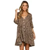 /product-detail/fashion-leopard-print-v-neck-button-half-sleeves-swing-dress-causal-maxi-dress-62229278573.html
