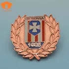 China Cheap Order Custom Badges Enamel Pins Gold Plated Metal Name Badge For Canada