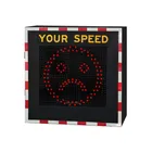 electronic traffic speed feedback / digital speed limit measurement sign with radar detector