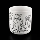 Candle Ceramic Candle Vessels Wholesale Nordic Popular Home Decor Luxury Unique Ceramic Candle Vessel