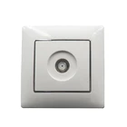 Socket EU Standard Electric PC Material Satellite Socket Television Wall Socket