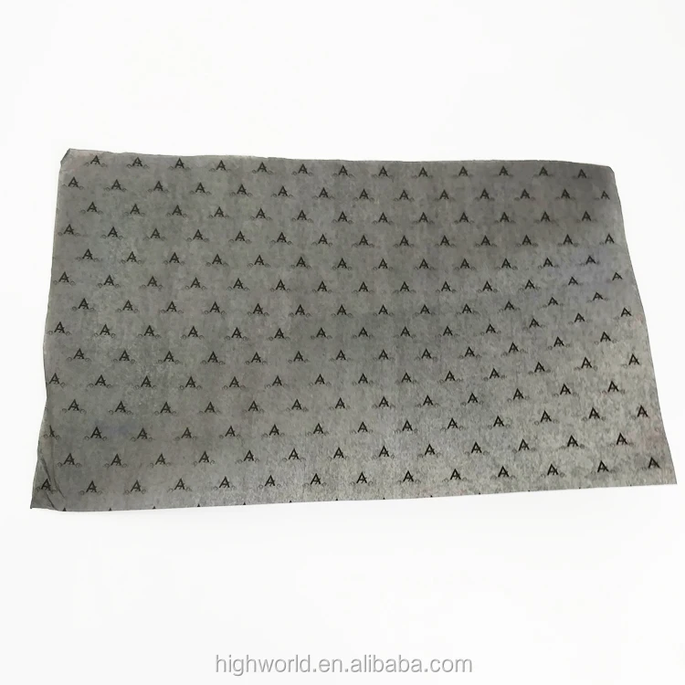 custom gift wrapping paper custom black tissue paper foil logo