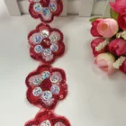2020 New arrival wholesale price factory custom embroidery fabrics lace,embroidery lace trim