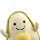 fruit shaped stuffed toys mini plush toy cute avocado High Quality Cartoon toy