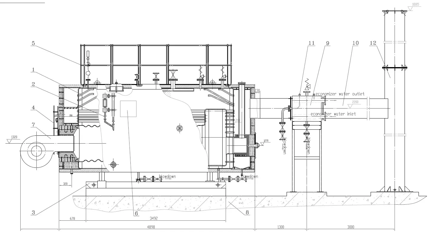Steam Boiler, ASME, Natural Circulation - detail 4
