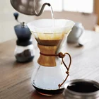 Coffee Glass Cafe Pourover Glass Coffee Pour Over Maker