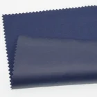 100%polyester twill gabercord fabric pu film clear solid fabric for outdoor garment fabric