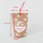 Gift Favor 24pcs/Set Christmas Kraft Paper Gift Box Candy Chocolate Packaging Sweet Favor Box