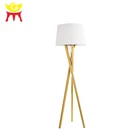 Modern Design Homeware LED Floor Lamp Wooden Tripod