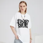 Hop Unisex Short Sleeve Cotton Heat Transfers Printed Logo Hip Hop Screen Custom Printing Oversized T-shirt