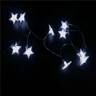 Star Shape Creative Warm Light Decoration Christmas Holiday Led Light String Light