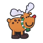 decorative giveaway cartoon animal rubber 3d pvc christmas fridge magnet