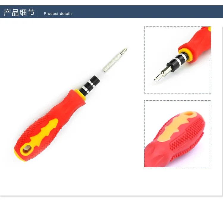 32 in 1 Travel Portable Interchangeable Insulated Pocket Screwdriver Tools Gadgets Set for Phone, Glasses