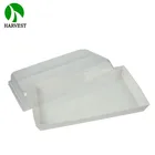 Recyclable folding food grade takeaway kraft paper packaging box