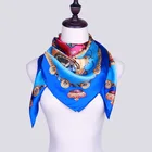 New print designs 14mm crepe 100% pure silk fabric scarf for women