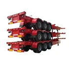 China hot sale professional supplier 2/3 Axle Skeleton Semi Trailer 40ft Container Trailer Truck