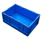 plastic crate stackable plastic box food container foldable
