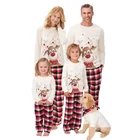Wholesale Family Matching Outfits 2 Pieces Printed Family Christmas Pajamas