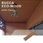 WPC/Fauxwood Indoor Suspended Ceiling Designs,Outdoor Balcony Ceiling 40*25mm