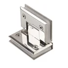 Laser Welding 4.5mm 90 degree mirror light right-angle side shower glass to glass hinge