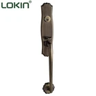 Luxury entrance house door cylinder lock with key