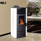 Eco-friendly Heating Biomass Bio Sawdust Wood Burning Fireplace Pellet Stoves