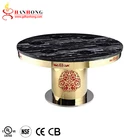 All Kinds Design Of Hot Pot Desk Marble Restaurant Hot Pot Table