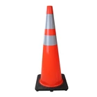 G091017 Australian Orange Colored Heavy PVC Parking Sleeves Road Safety/Traffic Reflective Safety Cones