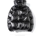 Jacket Fashion Style Shiny Custom Polyester Fabric Men's Puffer Jacket Wholesale Winter Jacket