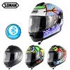 RTS Built-In Bluetooth Helmet Full Face Motorcycle Helmets Casco Motor Bike electrical Moto Capacetes Soman SM962