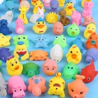 Hot selling multi animal shaped shower kids toys eco-friendly baby plastic pvc floating bath toy duck
