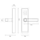 Hotel Residence Smart Home Hotel Door Lock Residence Tuya Smart Fingerprint Passcode Card Wifi Lock