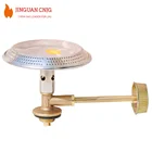 EXPORT KENYA LPG GAS SINGLE BURNER CAMPING STOVE, SMALL TOP BURNER HEAD VALVE SET, MINI CAMPING COOKTOPS FOR COOKING CYLINDER