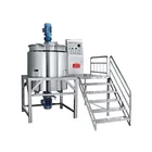 Line Liquid Batch Making Production Line Heating Mixing Tank For Liquid Soap Detergent Shower Gel Shampoo