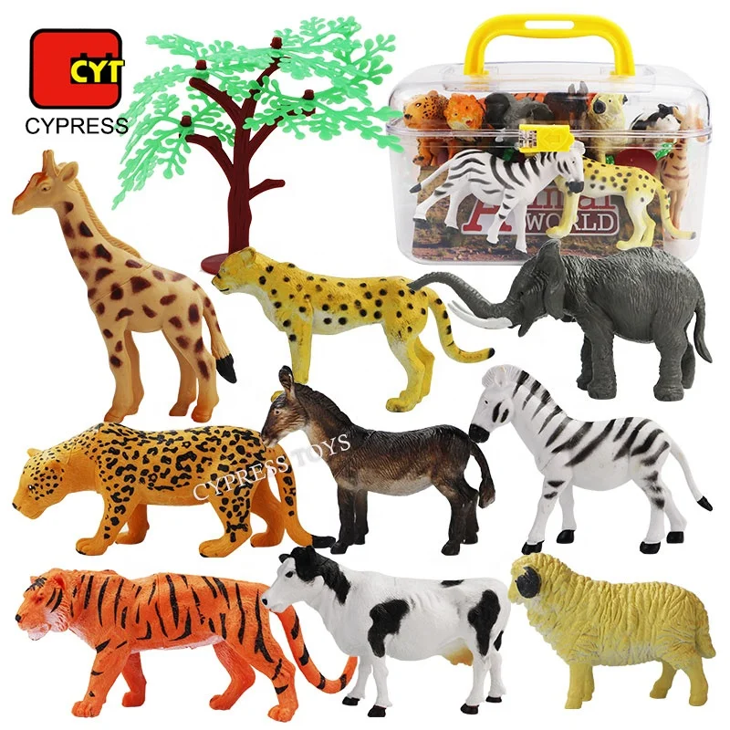wild animals toys plastic