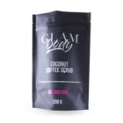 Scrub Stand Up Packaging Pouches Matte Black Aluminum Foil Coffee Body Scrub Packaging Bag Stand Up Pouch With Zipper